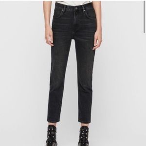 Allsaints Brooke High Rise Straight Jeans